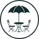 Outdoor seating
